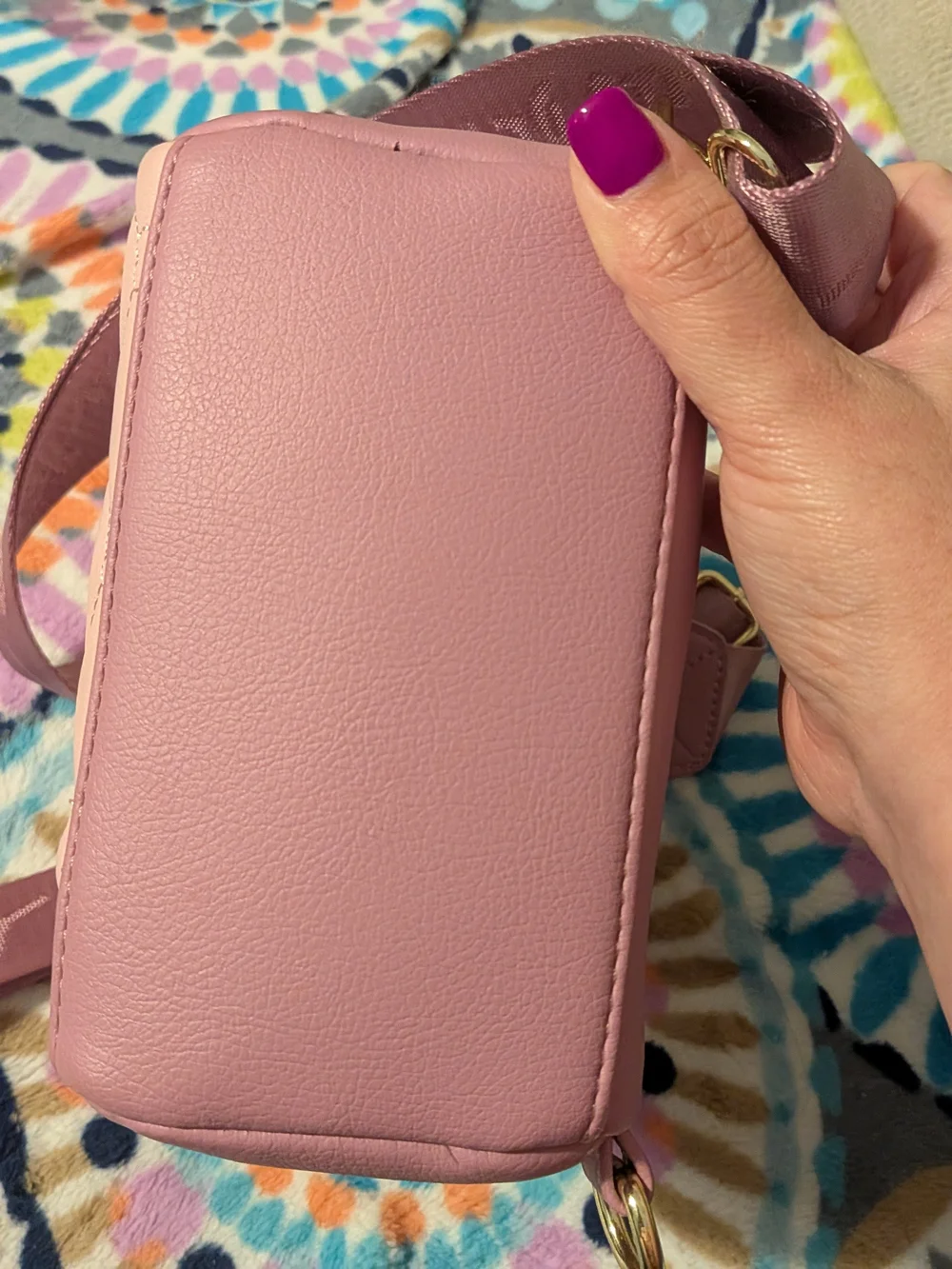 Betsey Johnson Pink Quilted Mini Backpack Crossbody